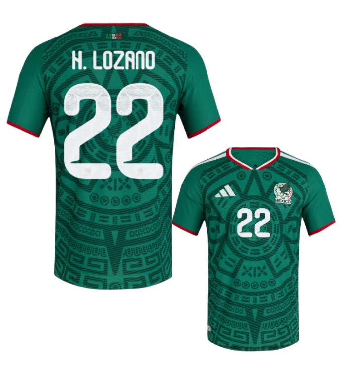 2026 World Cup Mexico Home Long Sleeve Fans Soccer Jersey (长袖)