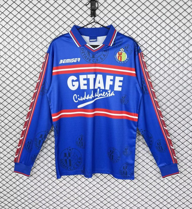 1998-1999 Getafe Home Long Sleeve Retro Soccer Jersey
