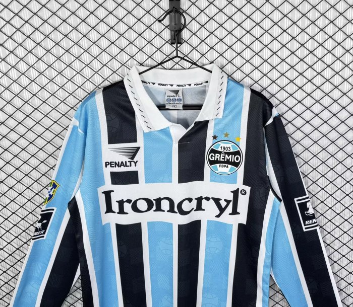 1997 Gremio Home Long Sleeve Retro Soccer Jersey