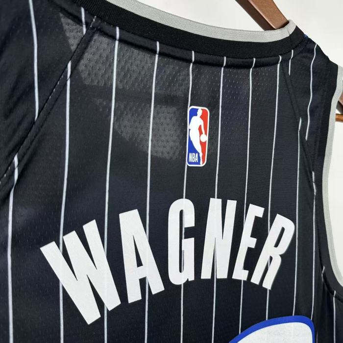 25-26 Magic WAGNER #22 Black Top Quality Hot Pressing NBA Jersey (Trapeze Edition) 飞人版