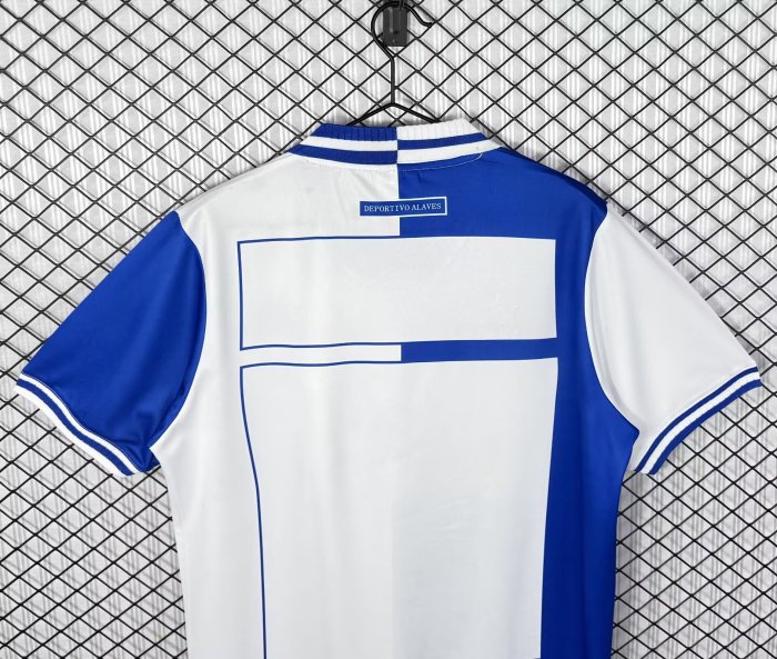2000-2001 Alaves Home Retro Soccer Jersey