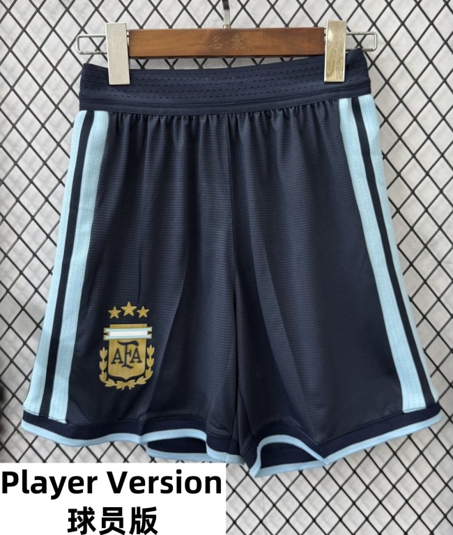 2026 World Cup Argentina Home Player Version Shorts Pants (球员短裤)