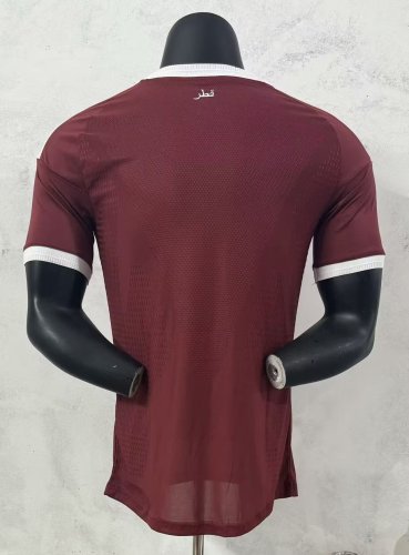 2026 Qatar Home Player Version Soccer Jersey