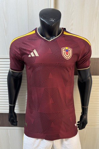 2026 Venezuela Home Player Version Soccer Jersey