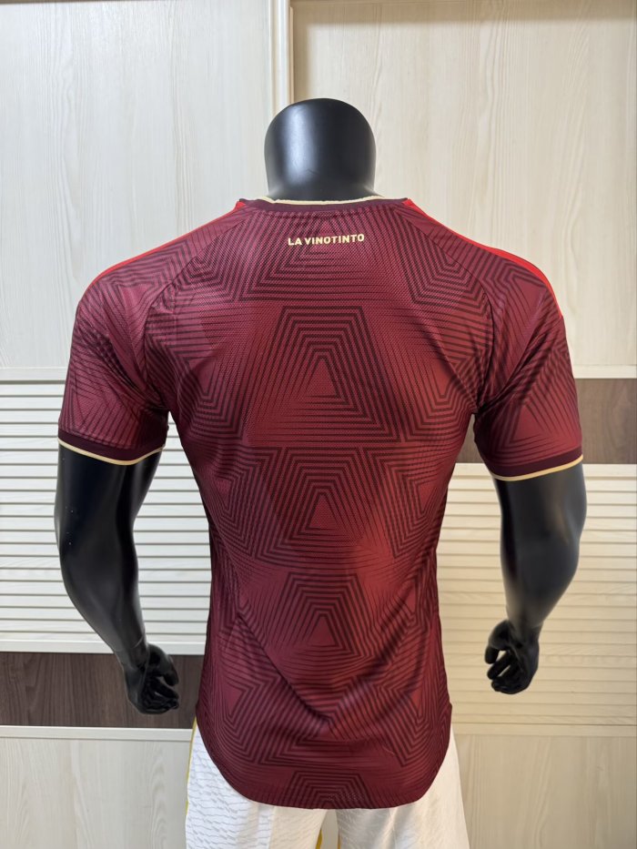 2026 Venezuela Home Player Version Soccer Jersey