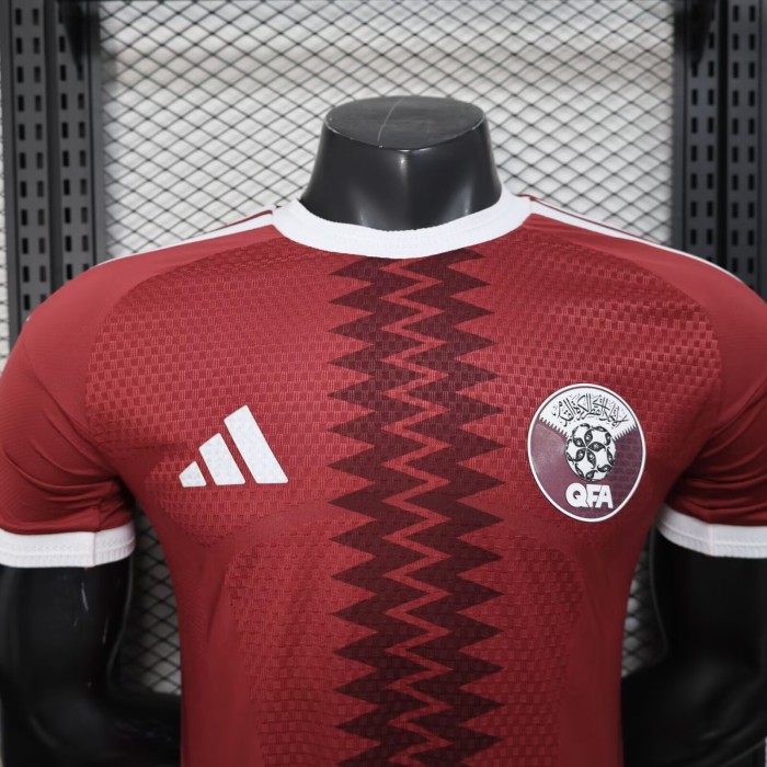 2026 Qatar Home Player Version Soccer Jersey