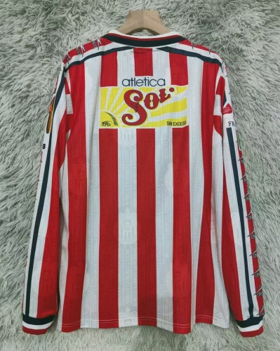 1997-1998 Chivas Home Long Sleeve Retro Soccer Jersey