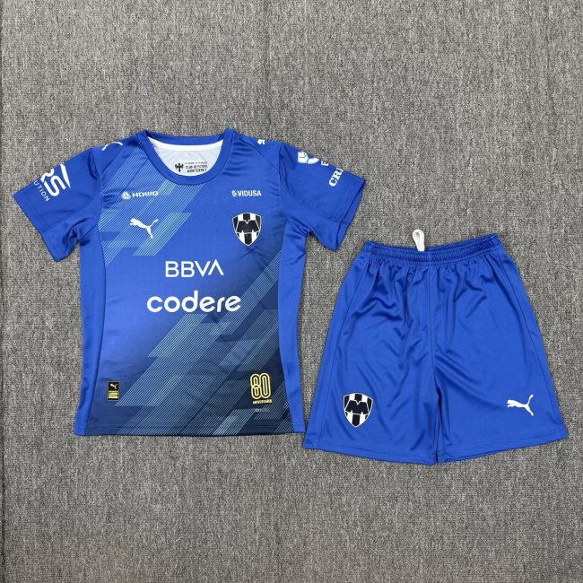 25-26 Monterrey Third Kids Soccer Jersey