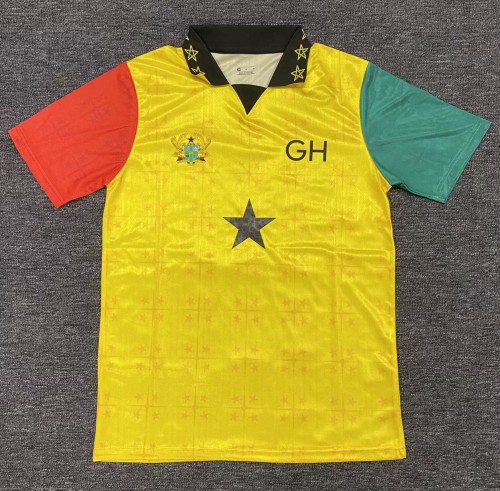 25-26 Ghana Yellow Special Edition Fans Soccer Jersey