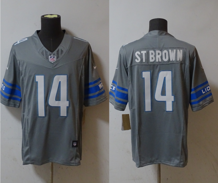 2025 NFL Lions New Pattern Jersey