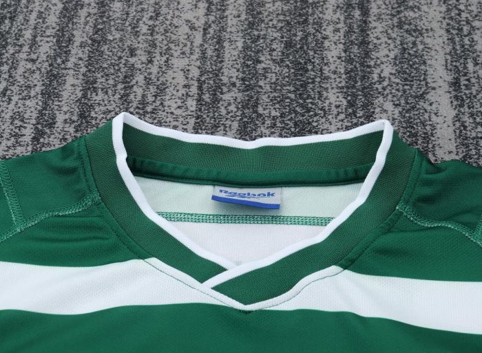 2003-2004 Sporting Lisbon Home Kids Retro Soccer Jersey