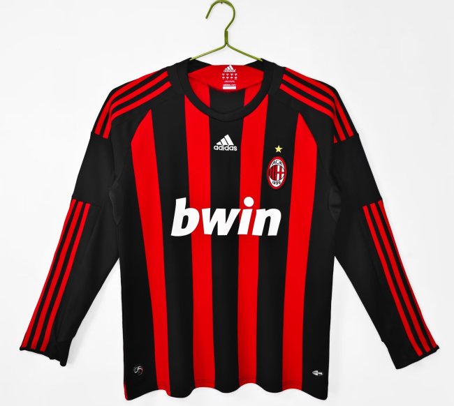 2008-2009 ACM Home Long Sleeve Retro Soccer Jersey
