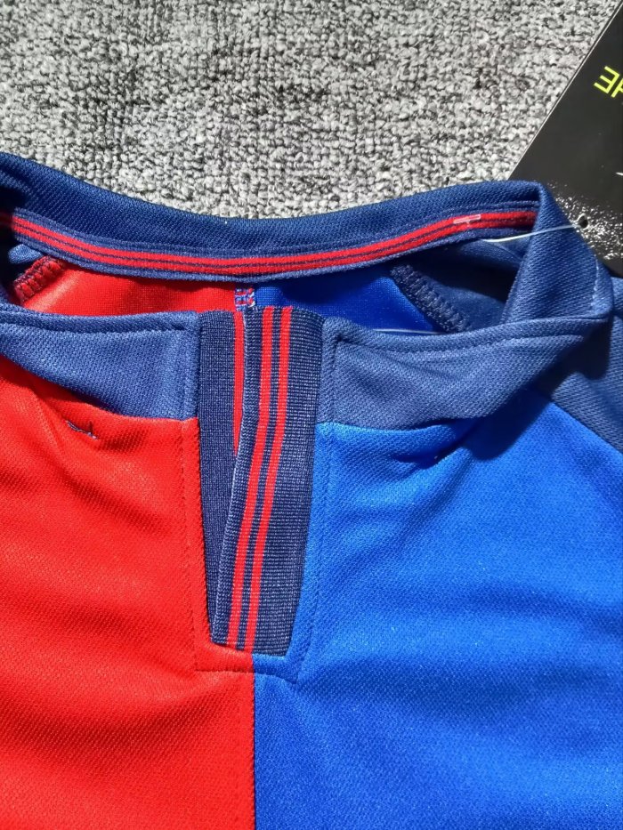 1999 BAR Home 100th Anniversary Version Long sleeves Retro Kids Soccer Jersey