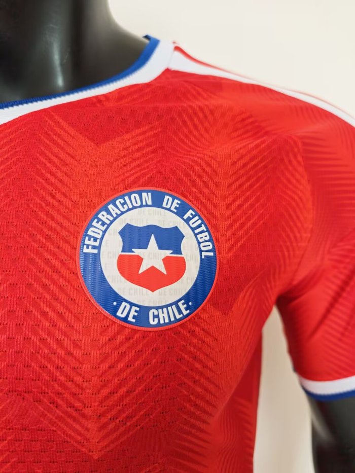 25-26 Chile Home Player Version Soccer Jersey