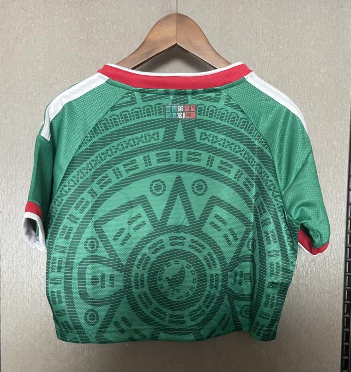 2026 Mexico Home Women Cheerleading Short-sleeved (女)