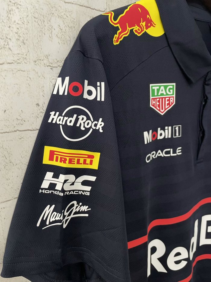 2025 F1 Red Bull New Pattern Short Sleeve Racing Suit