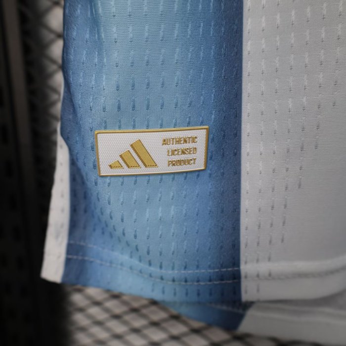 2026 World Cup Argentina Home Women Player Version Soccer Jersey (女)