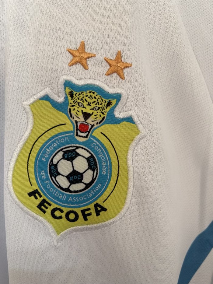 25-26 DR Congo White Special Edition Fans Soccer Jersey
