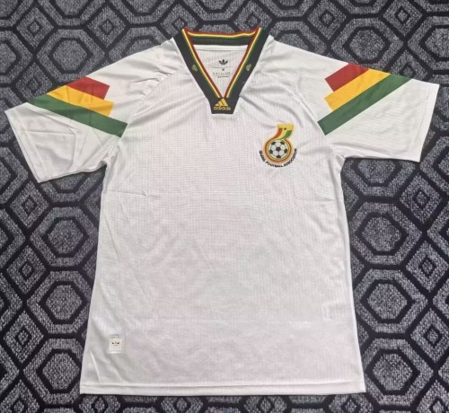 25-26 Ghana White Special Edition Fans Soccer Jersey