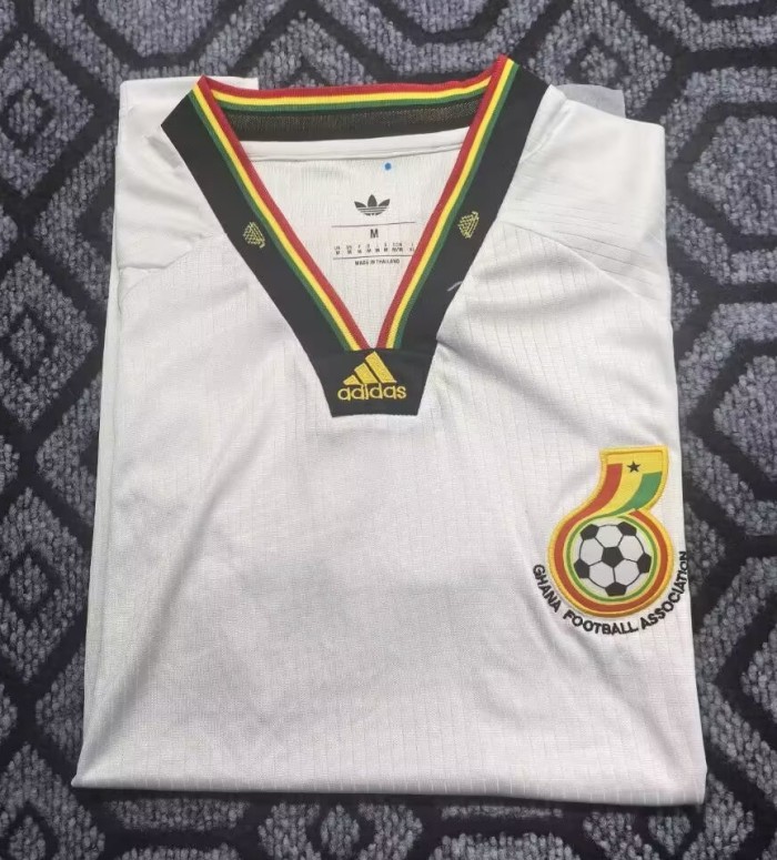 25-26 Ghana White Special Edition Fans Soccer Jersey