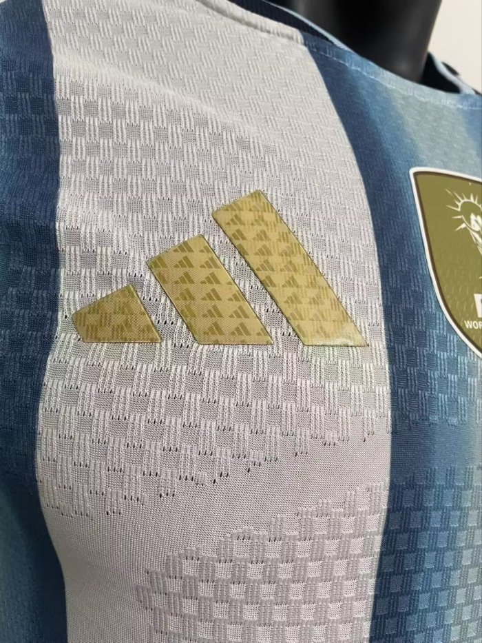 2026 World Cup Argentina Home Player Version Soccer Jersey