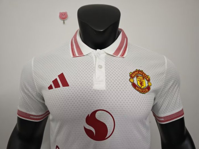25-26 Man Utd White Special Edition Player Version Training shirts