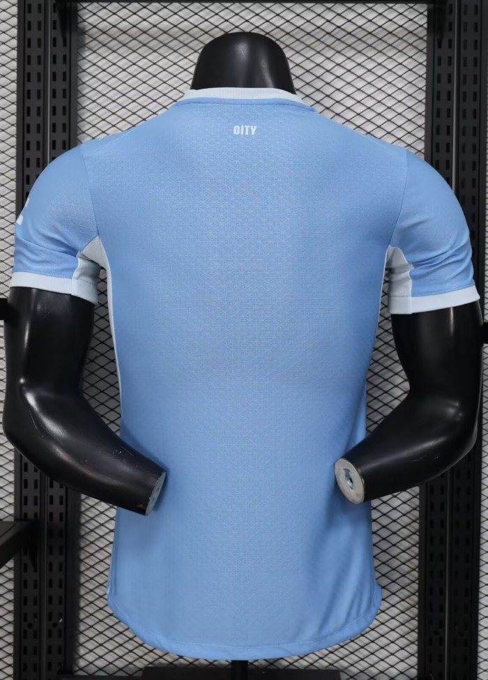 2026 Man City Home Player Version Soccer Jersey