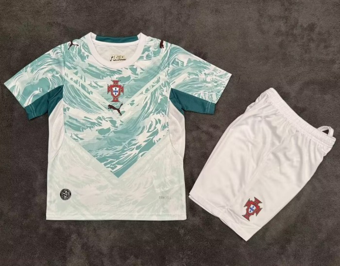 2026 Portugal Away Kids Soccer Jersey