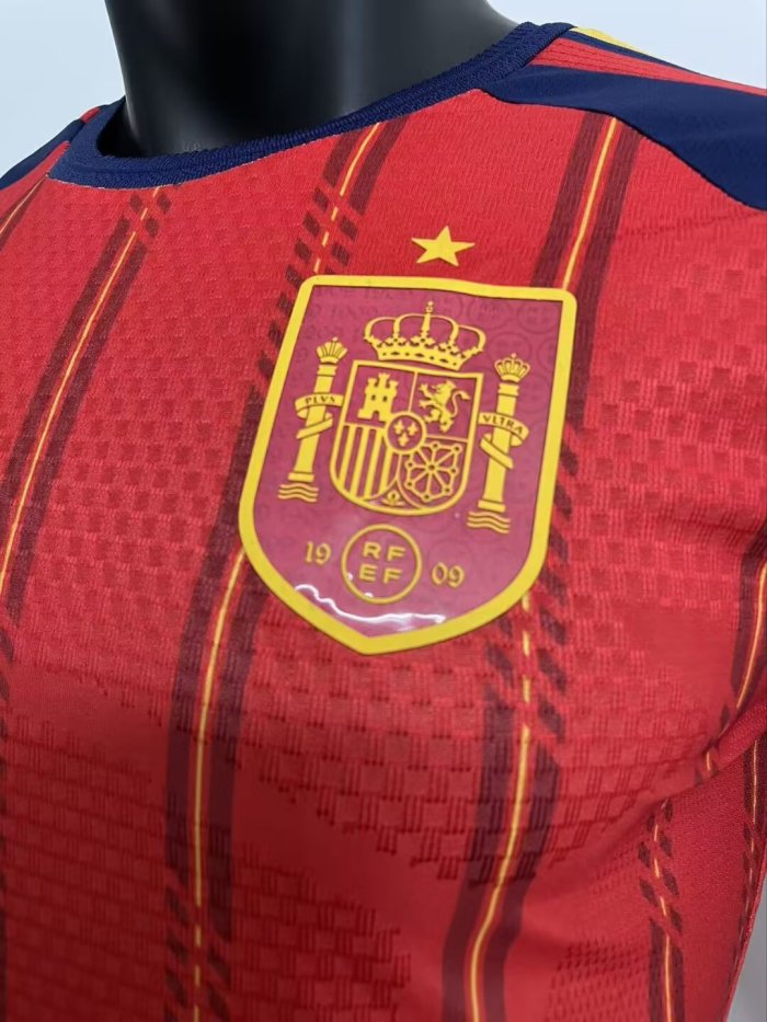 2026 World Cup Spain Home Player Version Soccer Jersey