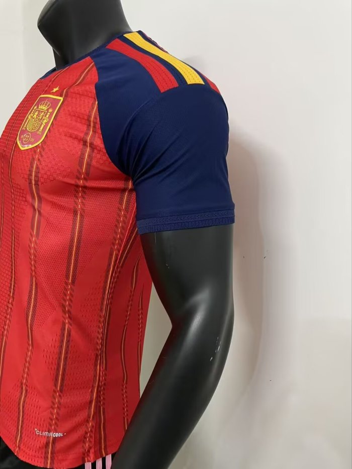 2026 World Cup Spain Home Player Version Soccer Jersey