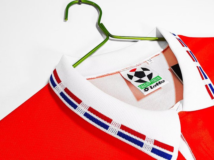 1996 Netherlands Home Retro Soccer Jersey