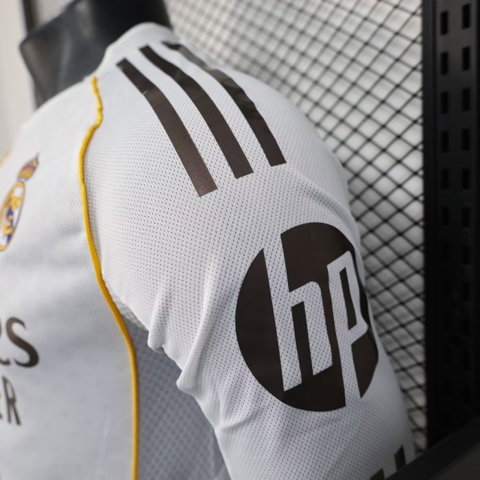 25-26 RMA Home Long Sleeve Player Version Soccer Jersey*长袖