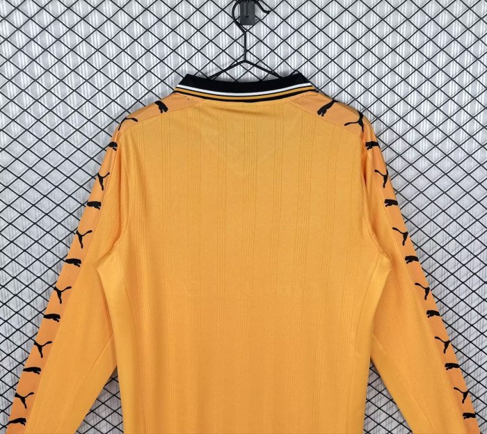1998-1999 Wolves Home Long Sleeve Retro Soccer Jersey