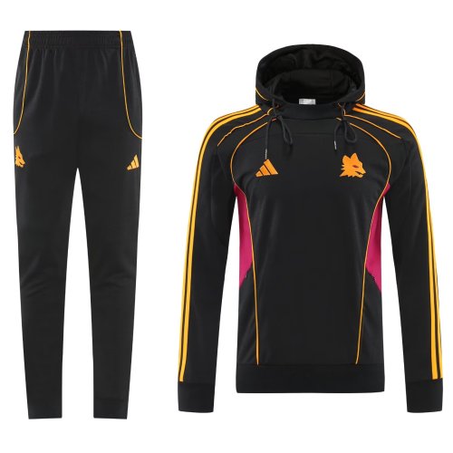 25-26 Roma High Quality Hoodie Jacket Tracksuit
