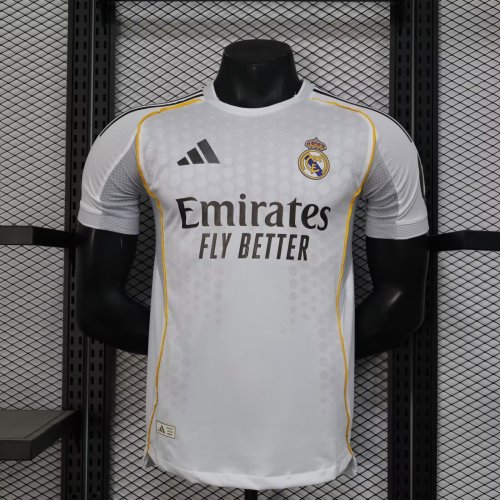 25-26 RMA Home Player Version Soccer Jersey