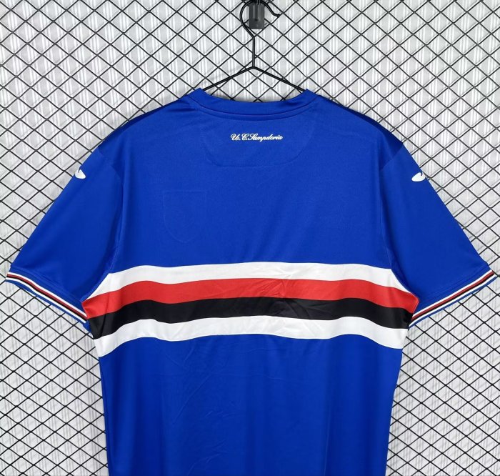 2016-2017 Sampdoria Home Retro Soccer Jersey
