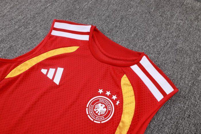 2026 Germany Red High Quality Player Version Tank Top And Shorts Suit (球员套装)