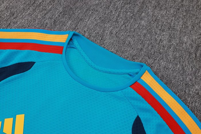 2026 Spain Blue High Quality Player Version Training Short Suit (球员套装)