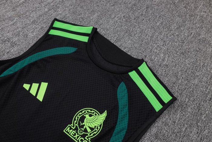 2026 Mexico Black High Quality Player Version Tank Top And Shorts Suit (球员套装)