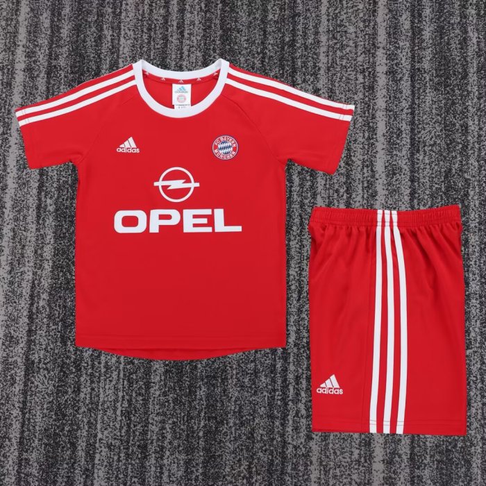 2001-2002 Bayern Home Retro Kids Soccer Jersey