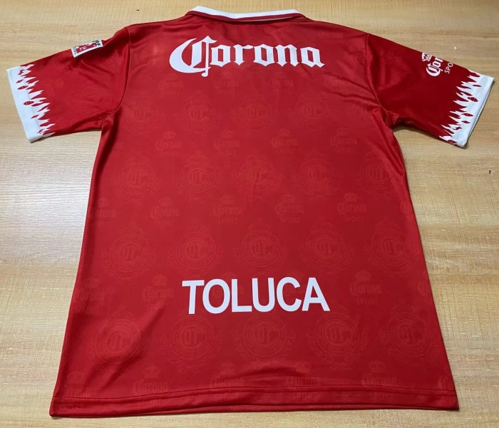 1997-1998 Toluca Home Retro Soccer Jersey