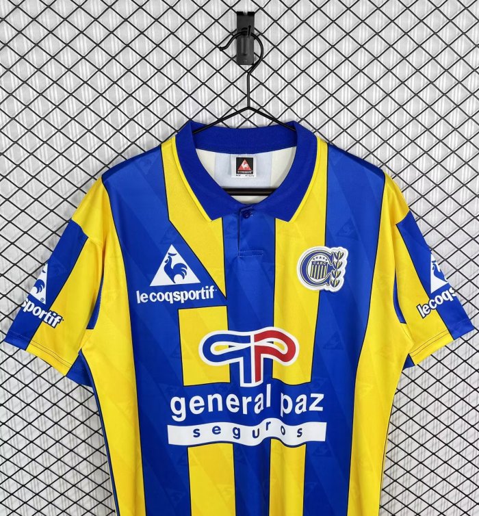 1995-1997 Rosario Central Home Retro Soccer Jersey