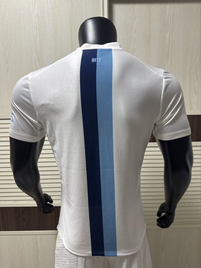 2026 Man City White Special Edition Player Version Soccer Jersey