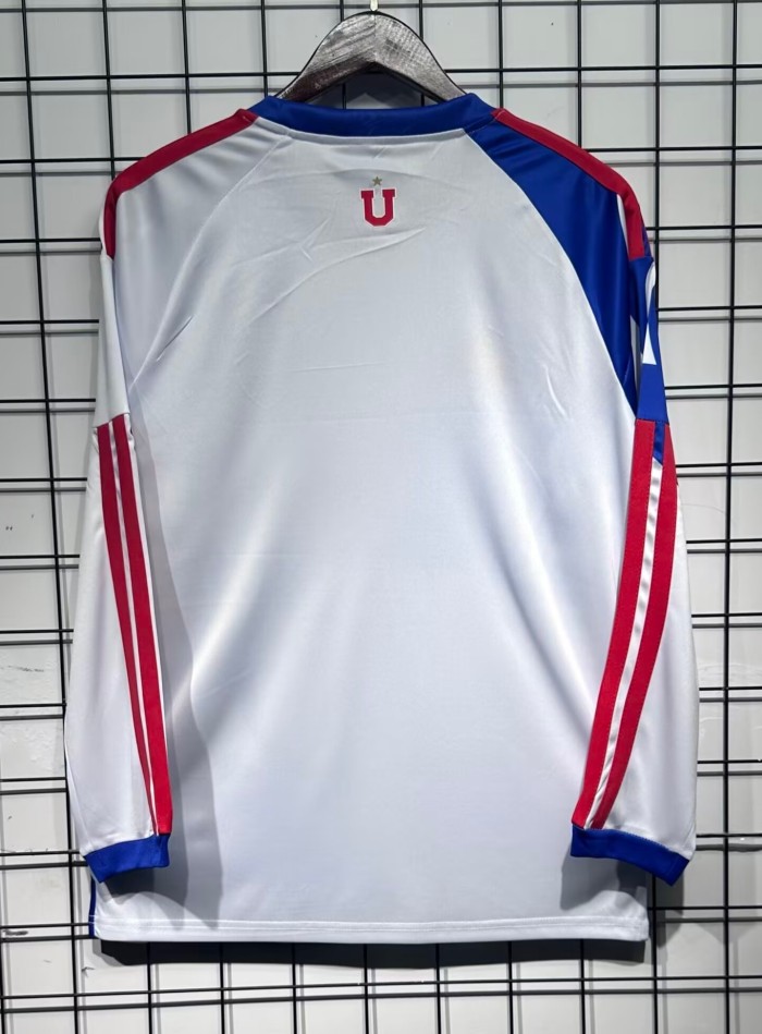 2026 Universidad De Chile Away Long Sleeve Fans Soccer Jersey