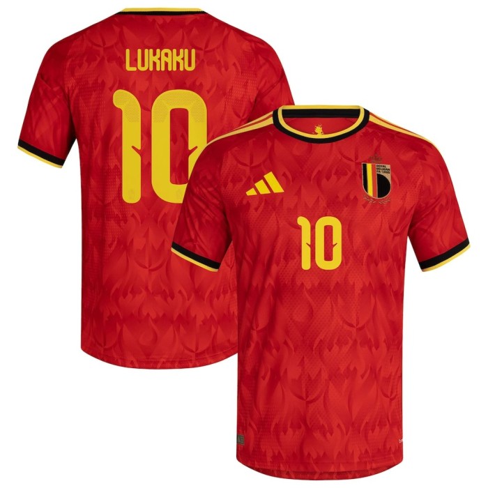 2026 World Cup Belgium Home Long sleeves Fans Soccer Jersey