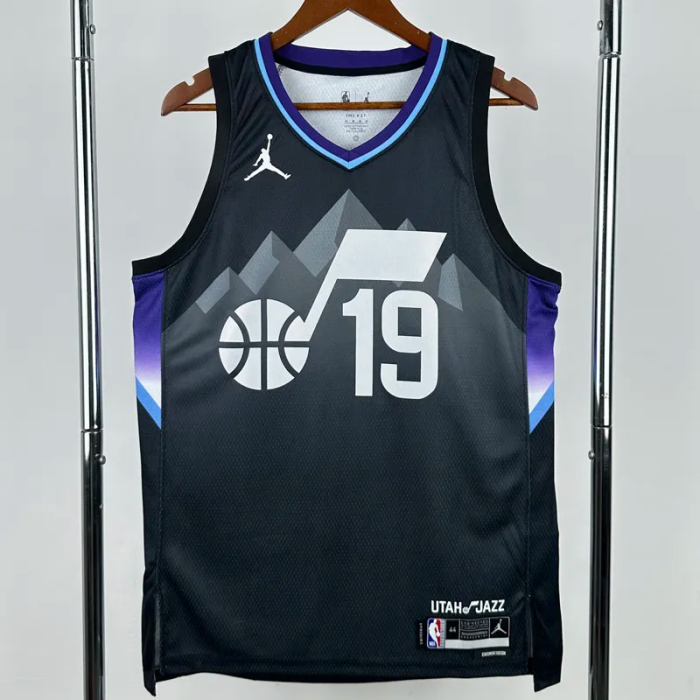 25-26 JAZZ BAILEY #19 Black Top Quality Hot Pressing NBA Jersey (Trapeze Edition) 飞人版