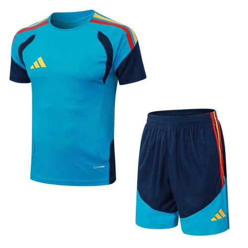 2026 AD Blue High Quality Player Version Training Short Suit (球员套装)