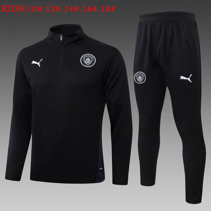 25-26 Man City High Quality Kids Jacket Tracksuit