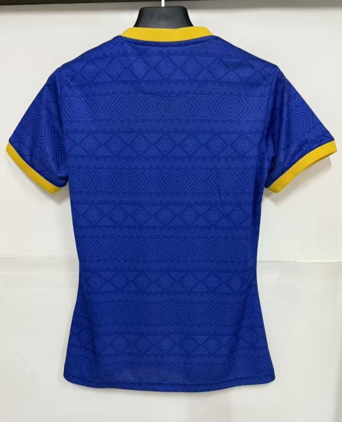 26-27 Brazil Blue Special Edition Women Fans Soccer Jersey (女)
