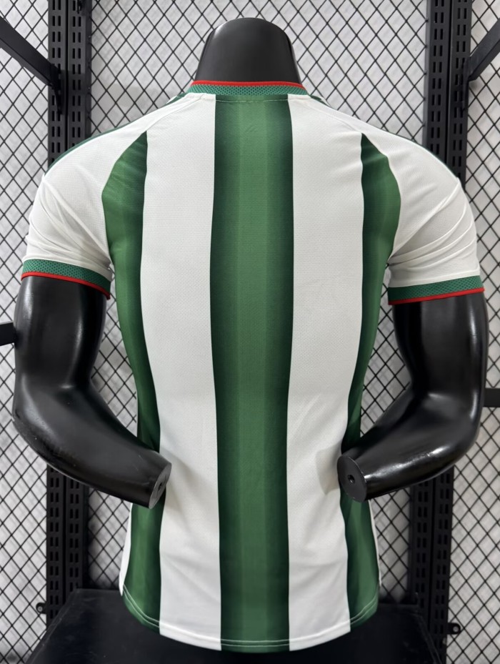 2026 Mexico White Green Special Edition Player Version Soccer Jersey